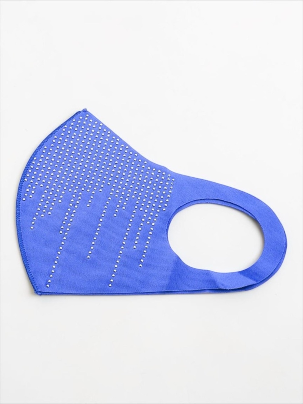 Blue Rhinestone Starburst Face Mask NWT Sealed | Reusable Crystal Glam Mask